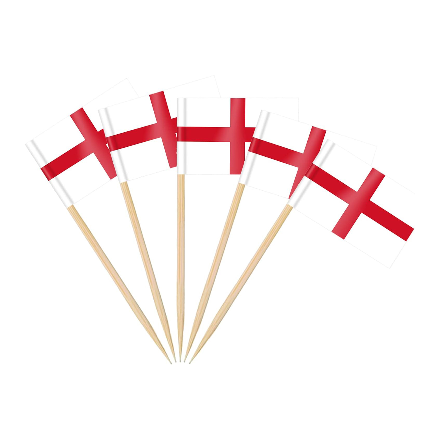 Badminton England - England Flag Toothpick,100 Pcs England Cupcake