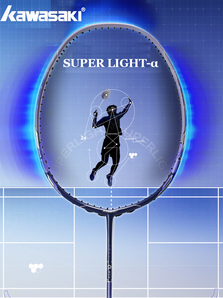 Kawasaki 6U Badminton Racket S - Badminton Yonex Nanoflare ulasan dan harga