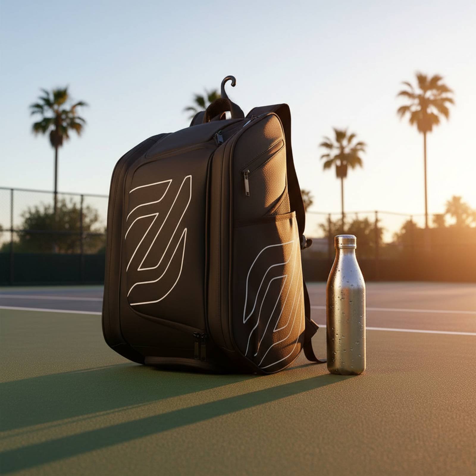 Pickleball Backpack Side Pocke - Badminton Rs ulasan dan harga