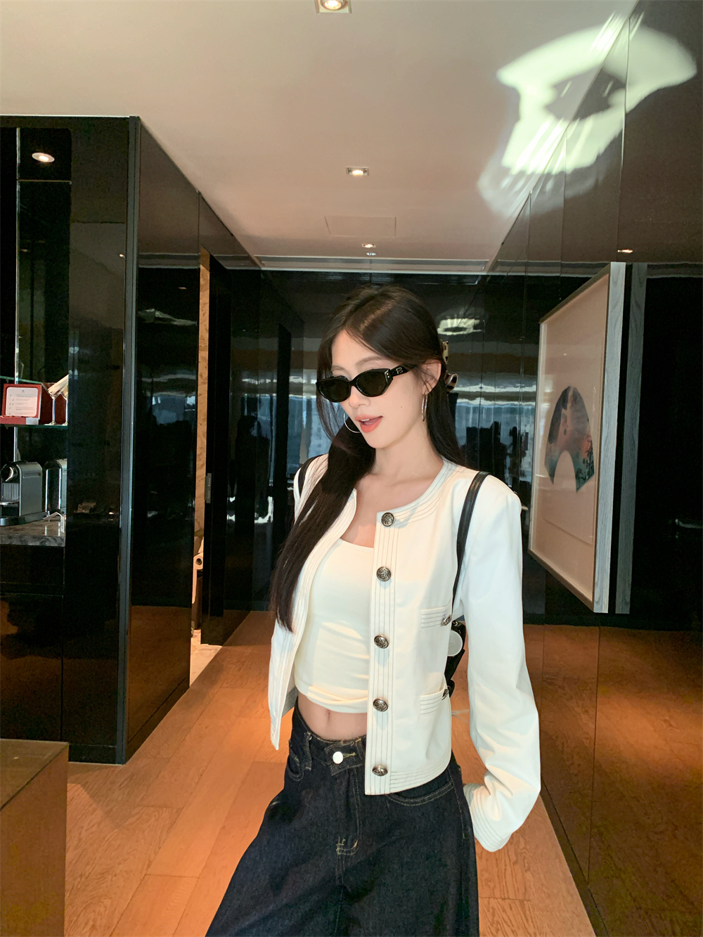 Tweed Jacket English Style Wom - Badminton In English ulasan dan harga